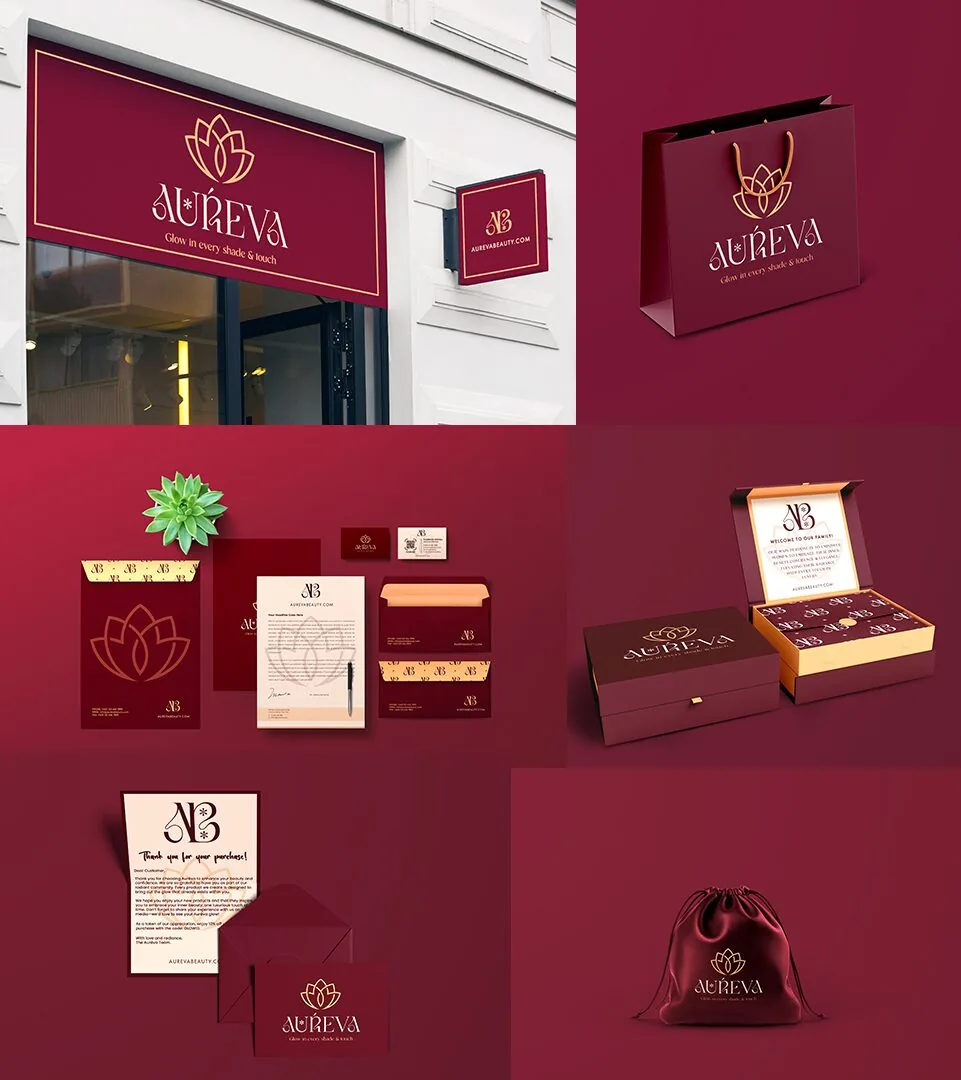 Aureva Beauty — Brand Identity